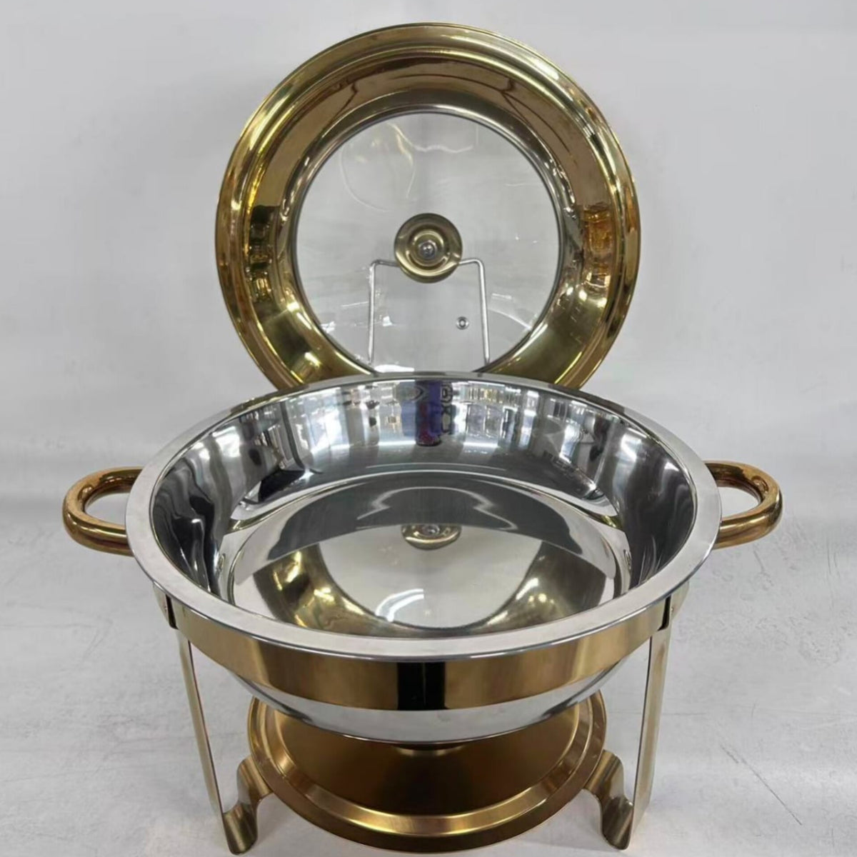 6L Round Stainless Steel Chafing Dish