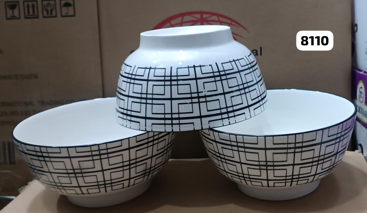 6pc printed bowls