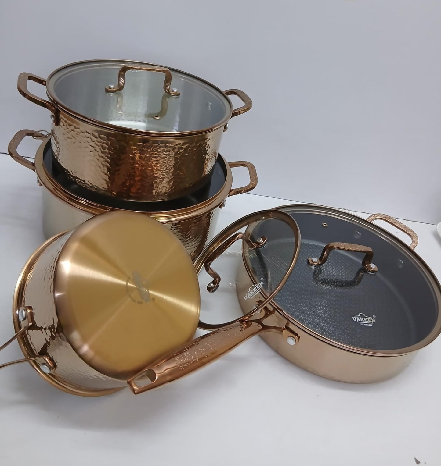 8 Pcs Stainless Steel Cookware Set