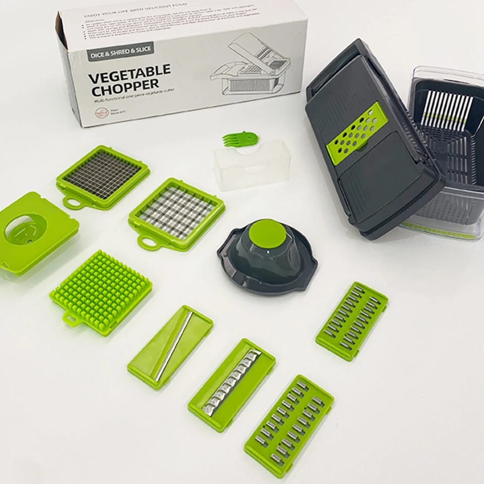 Multifunction Vegetable Slicer Chopper and Drainer Set gha