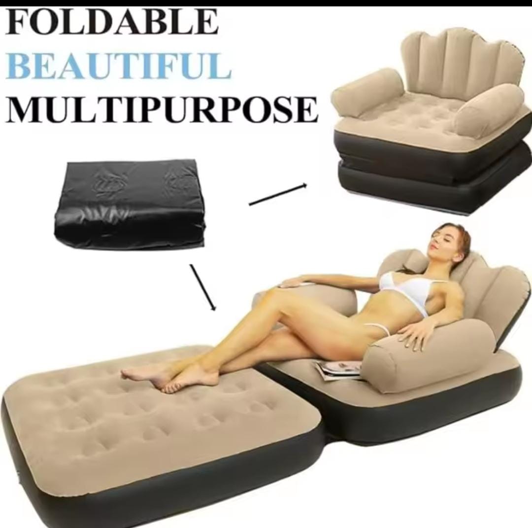 5 in 1 inflatable couch lazy sofa