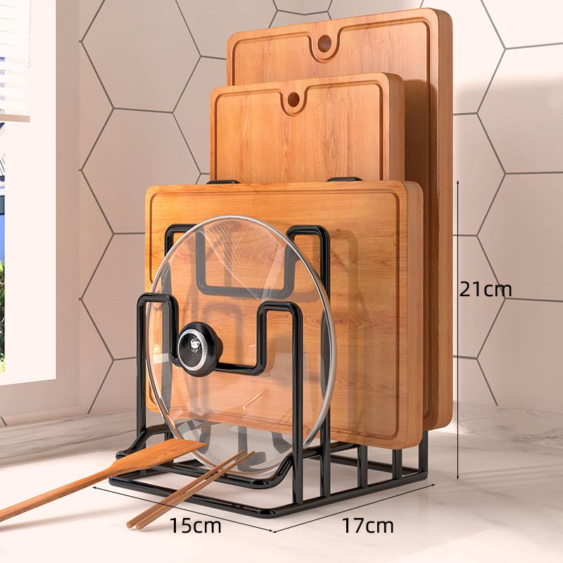 Plate cutting board lid rack Gha