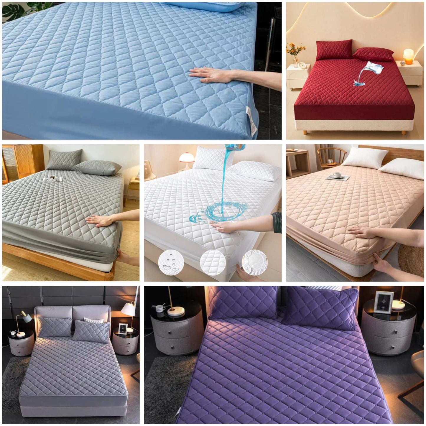 Quilted Waterproof Mattress Protector