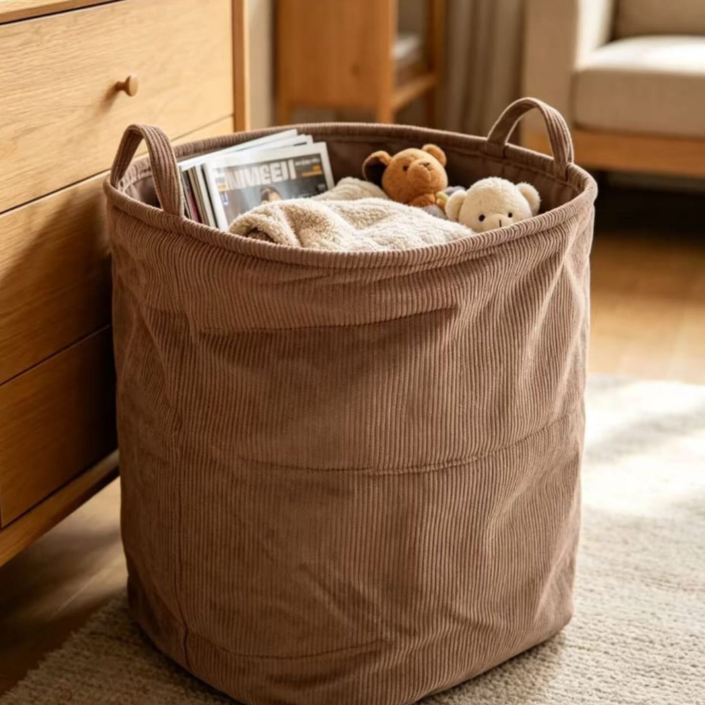 Storage Basket and Laundry Basket