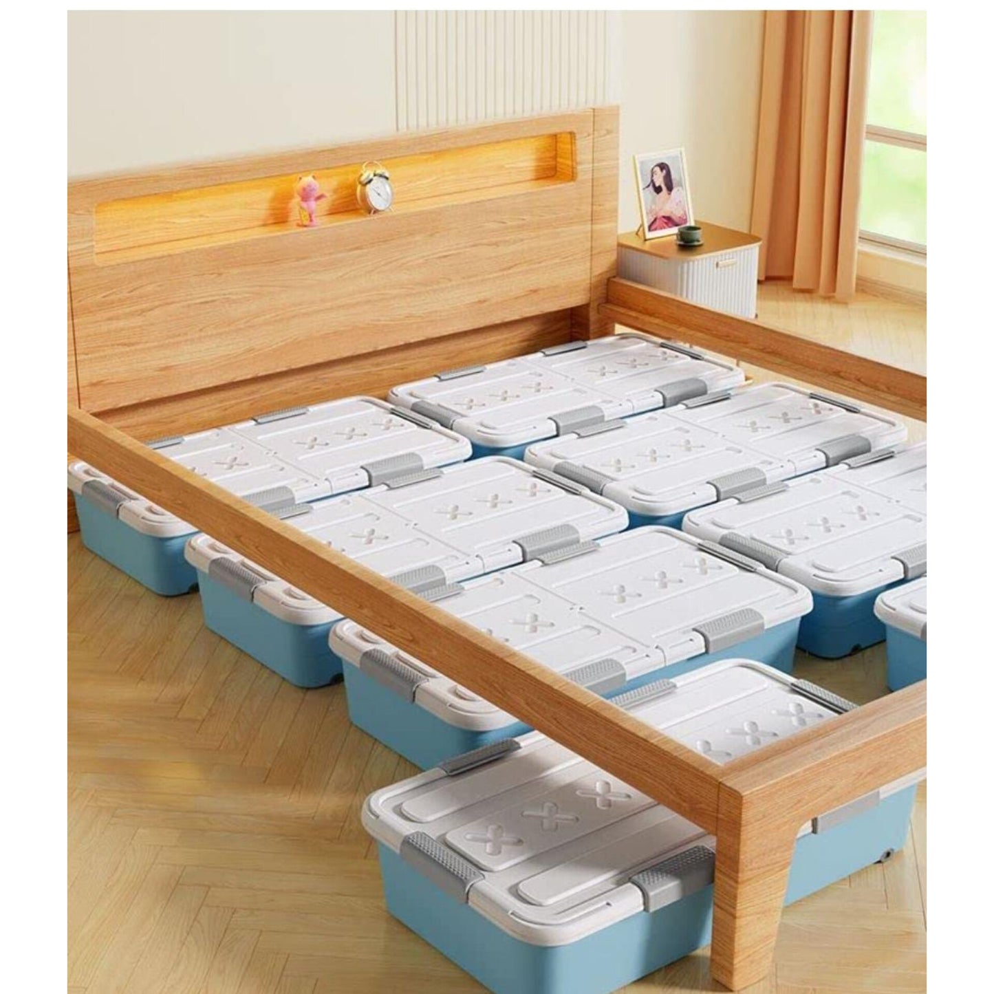 Underbed storage boxes