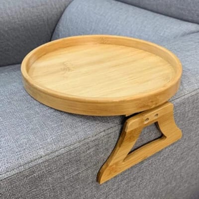 Foldable sofa armrest tray