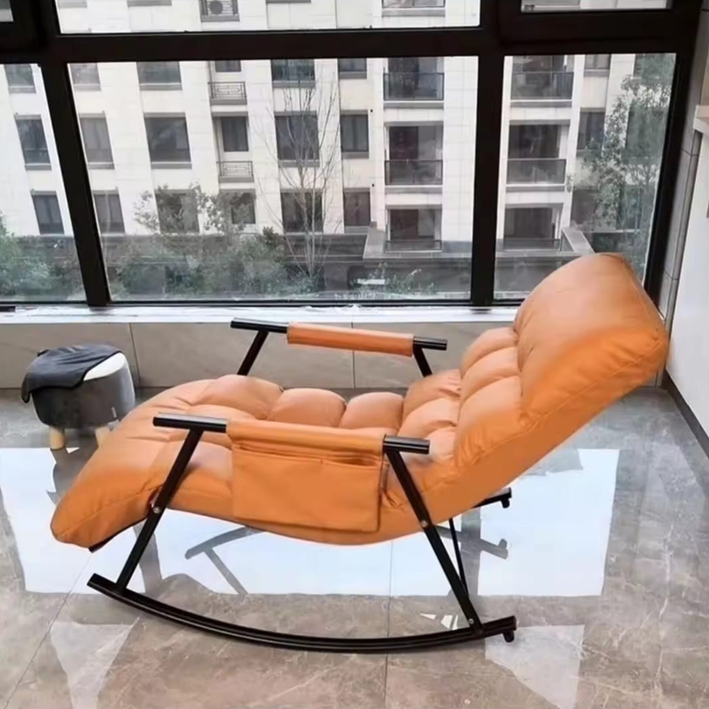 Adjustable Back Rocking Chair