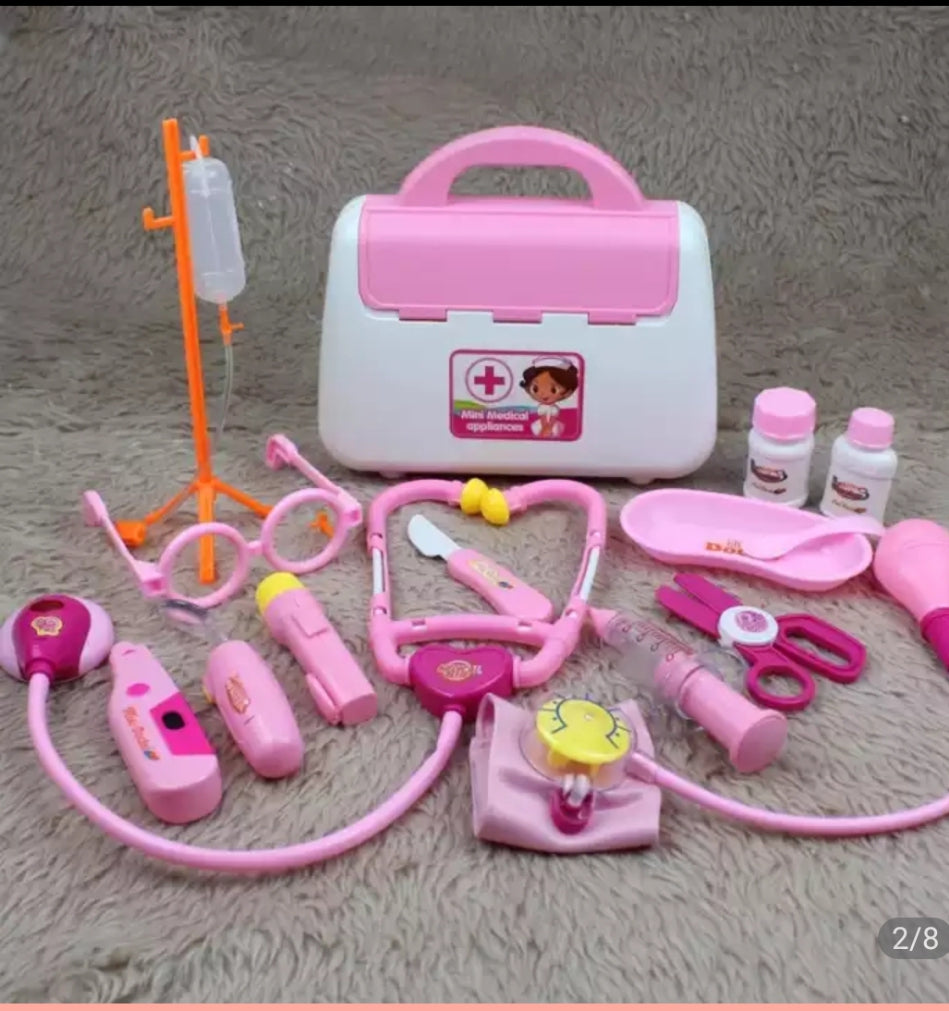 Children doctors kit playset