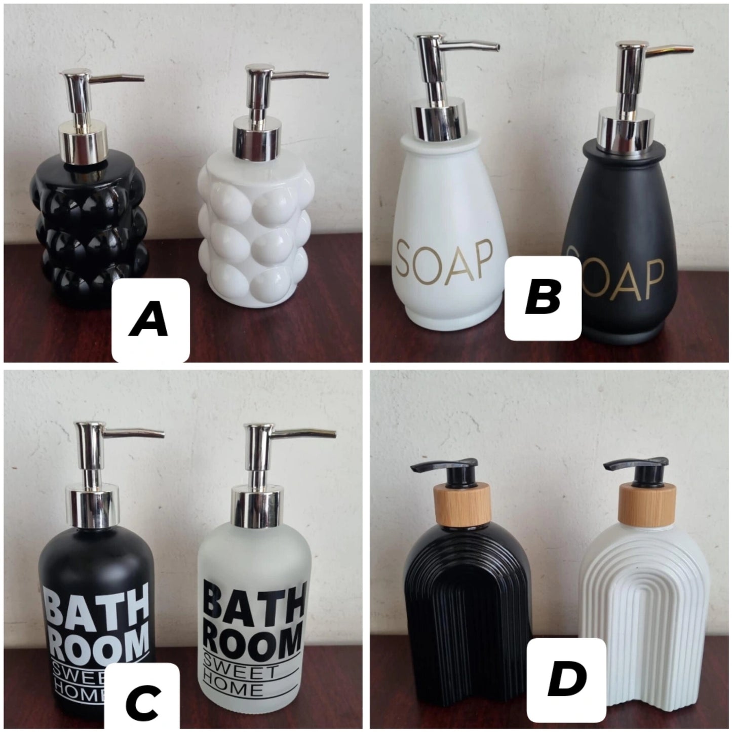 400ml Ceramic Soap and Lotion Dispenser