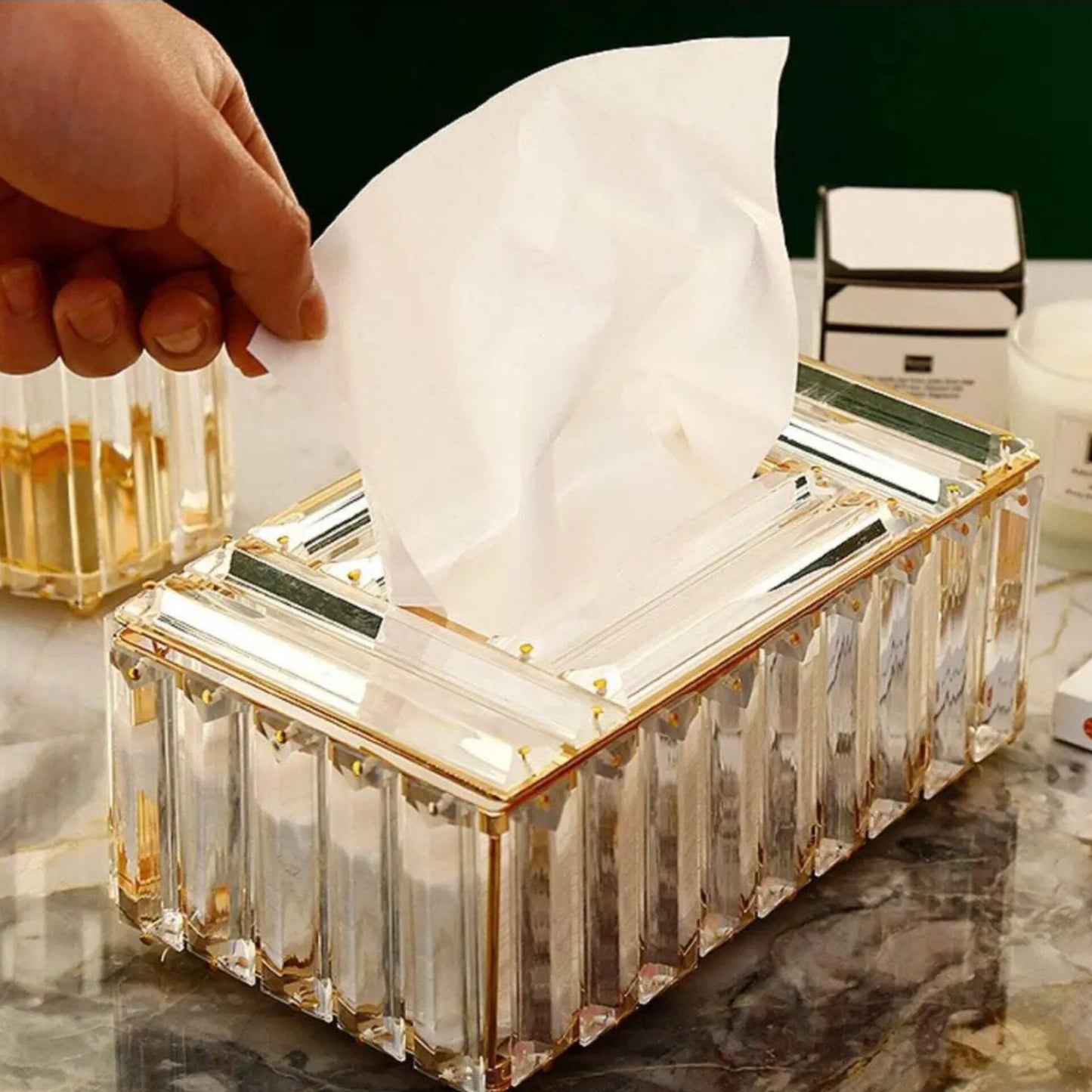 Gold Serviette Holder