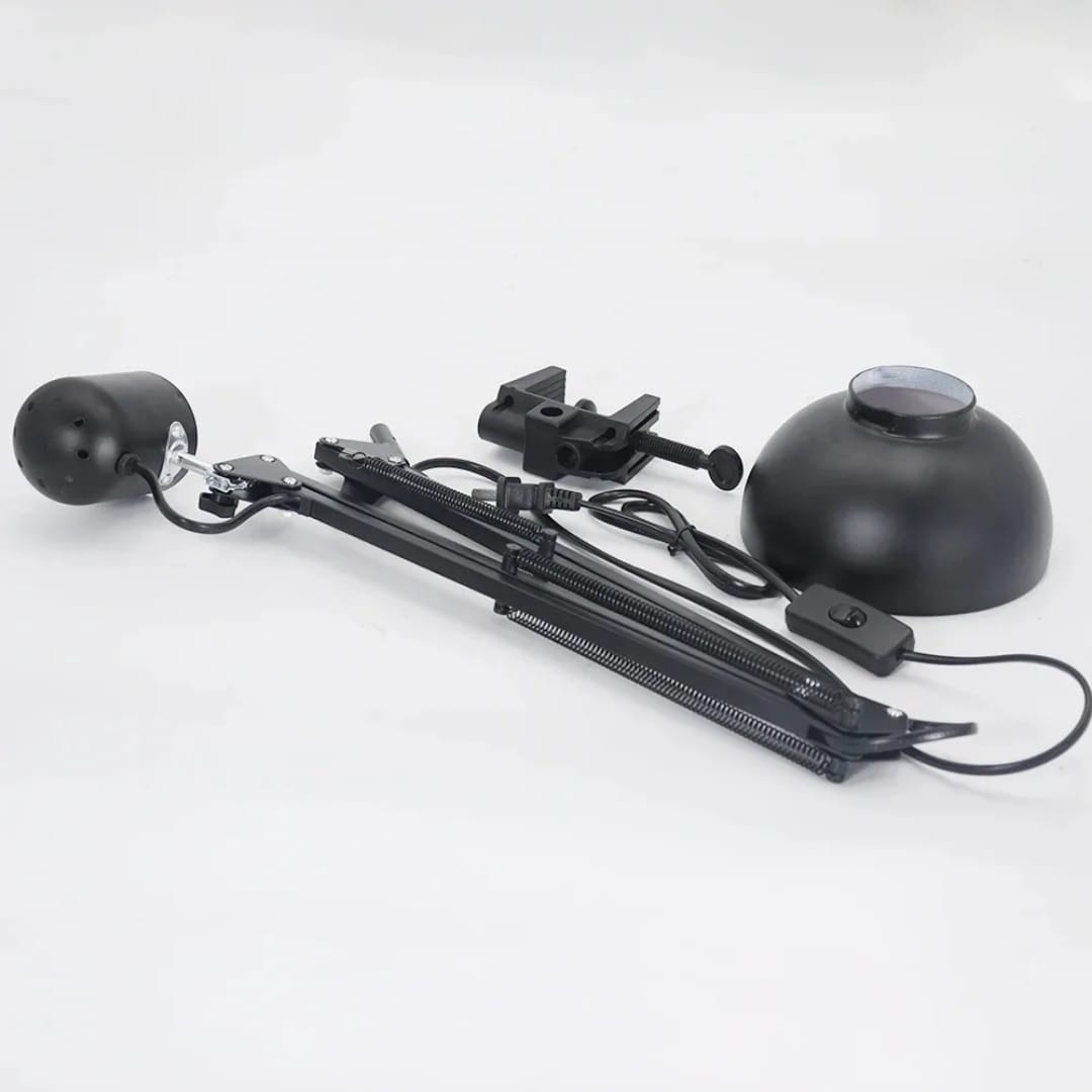 Folding Clip Mounted Desk Lamp