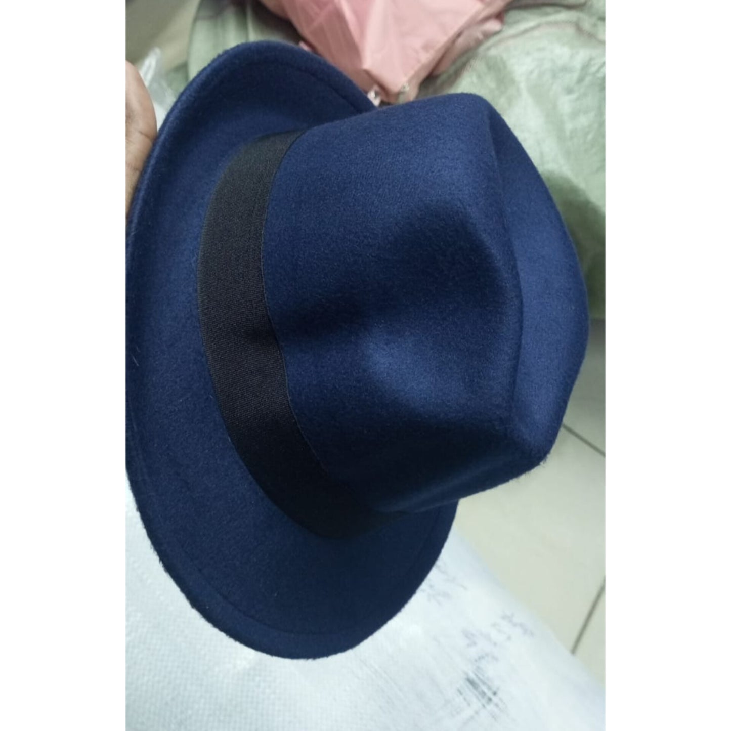 Unisex Wide Brim Fedora Hat Gha