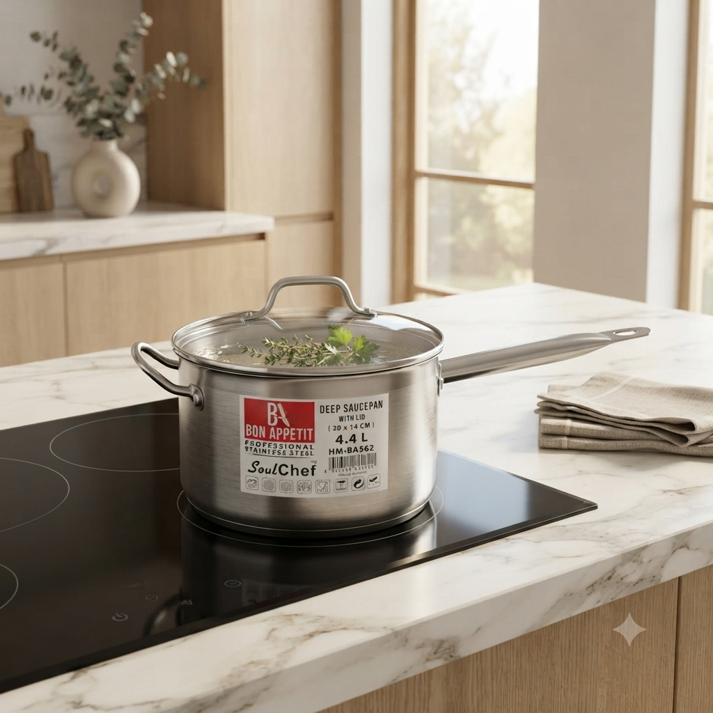 Stainless steel sauce pots