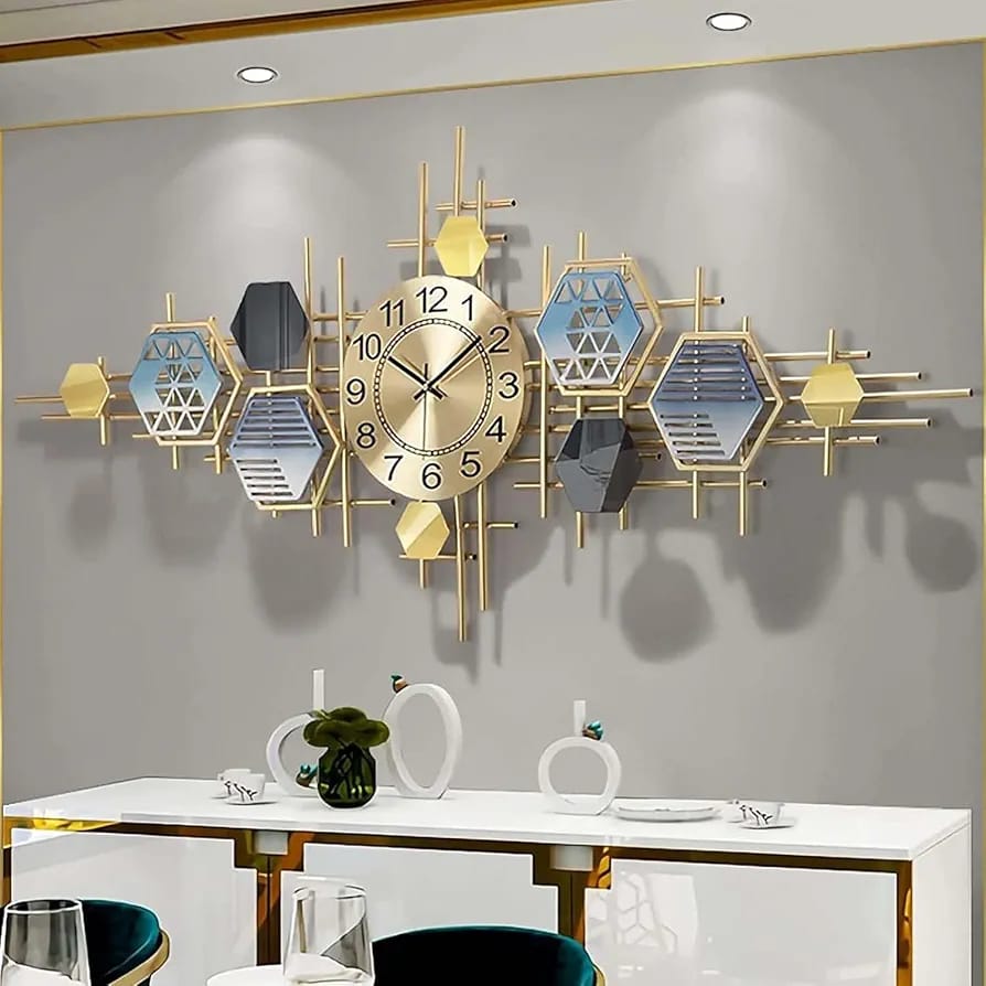 Geometric wall clock