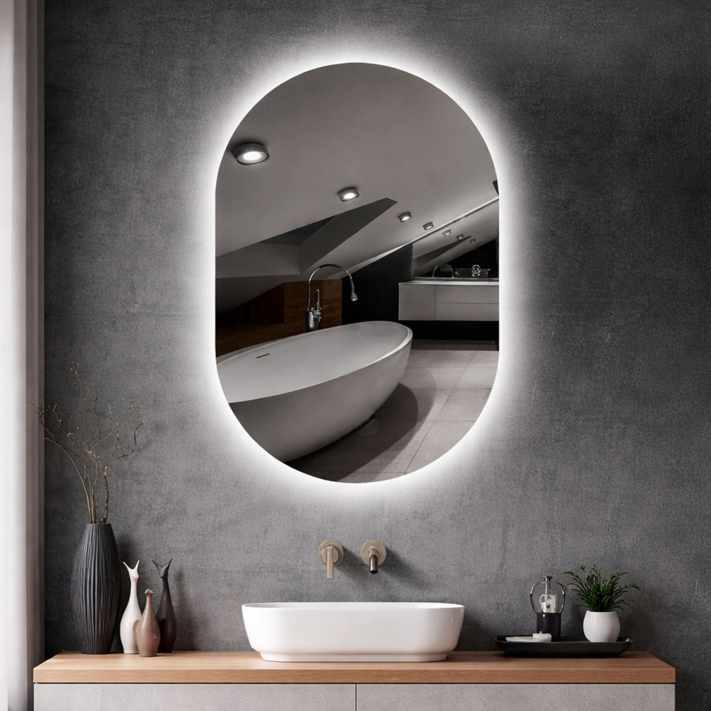 Touch Sensor LED Mirror Light – 10.5W, 1050 Lumens, 6500K
ML LS16