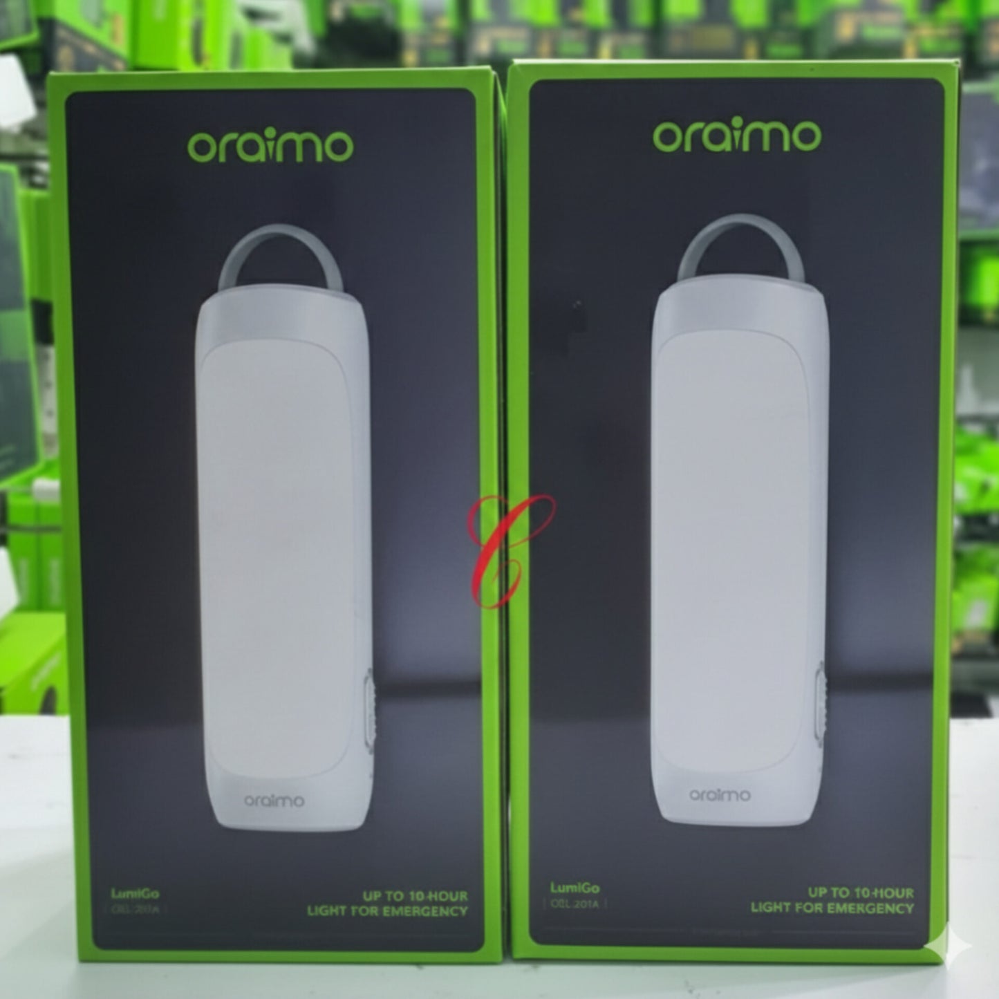2Pcs Set Oraimo LumiGo OEL-201A Emergency Light
