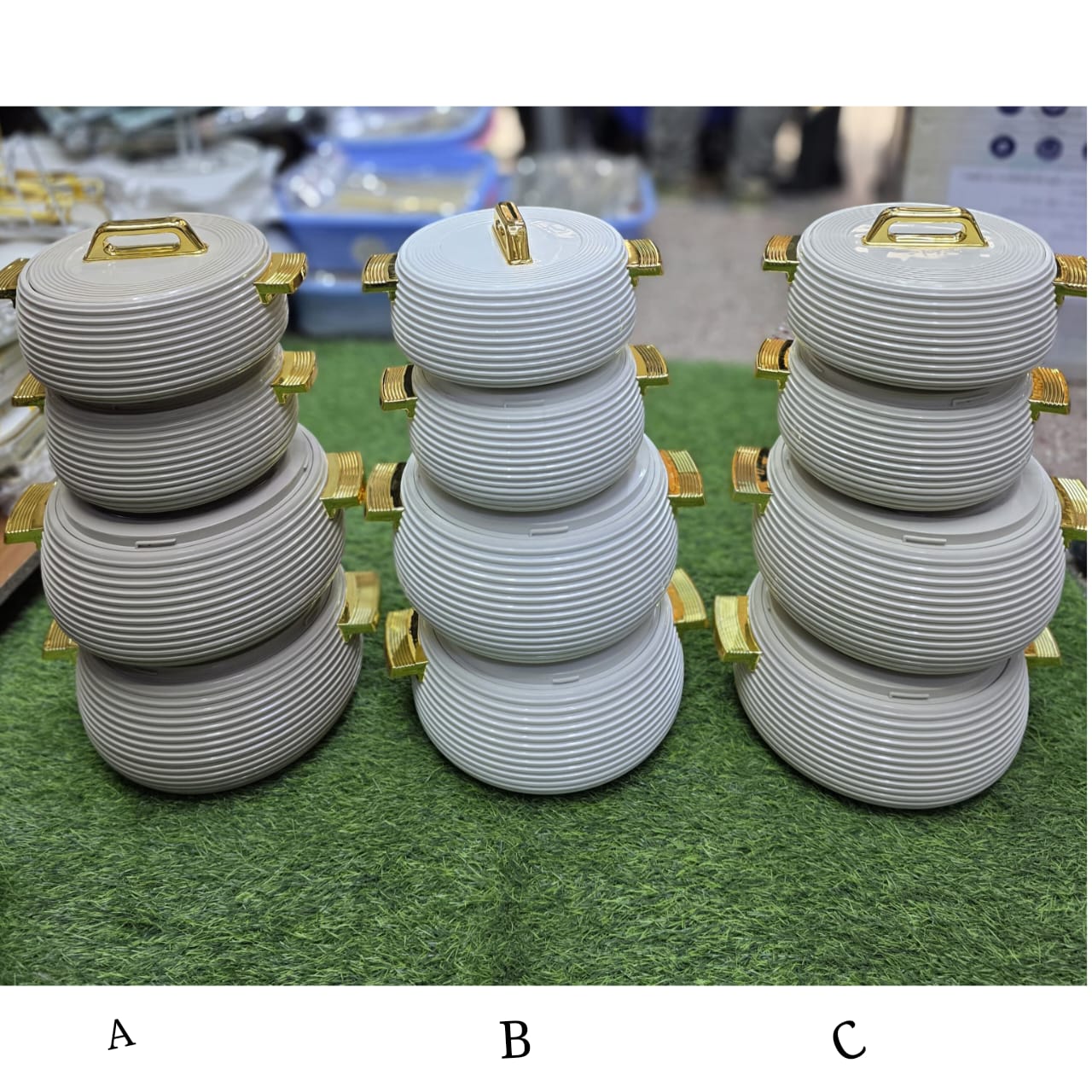 4Pc Thermal Hotpots Food Warmers Set