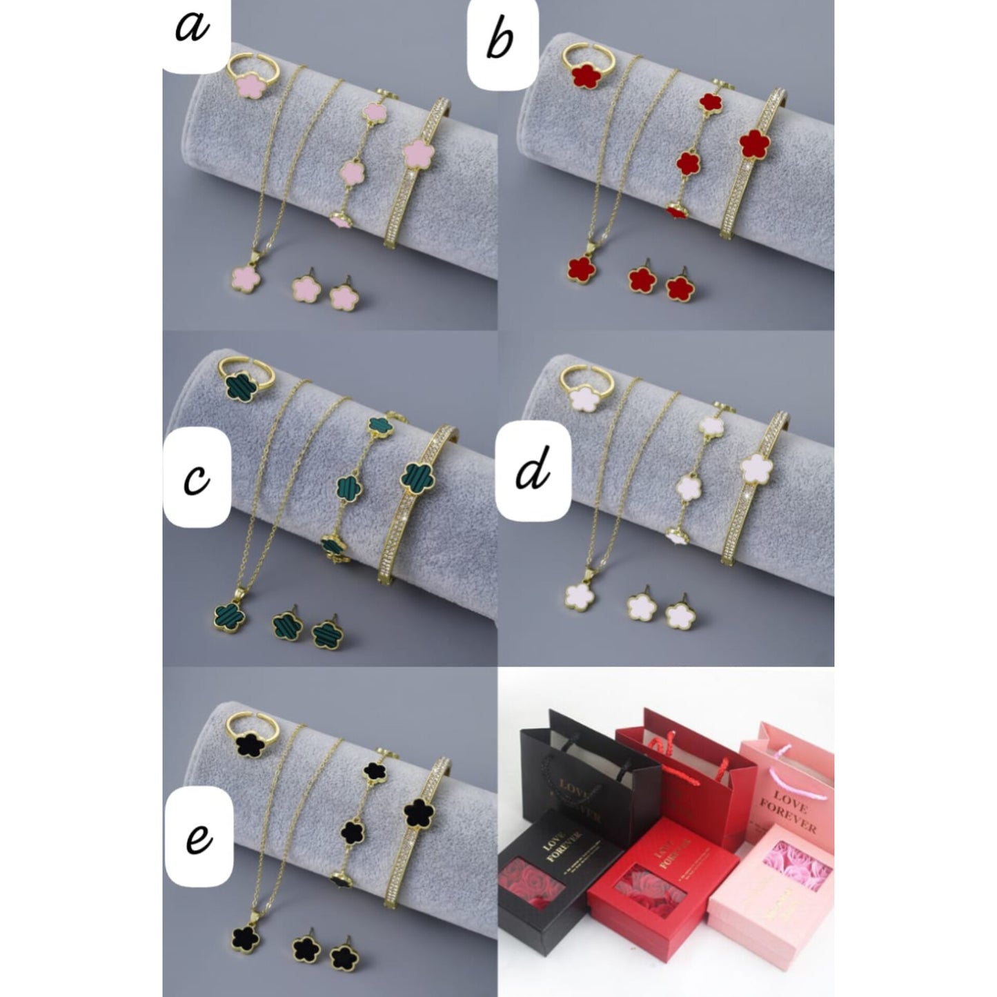 Ladies necklace jewelry gift set