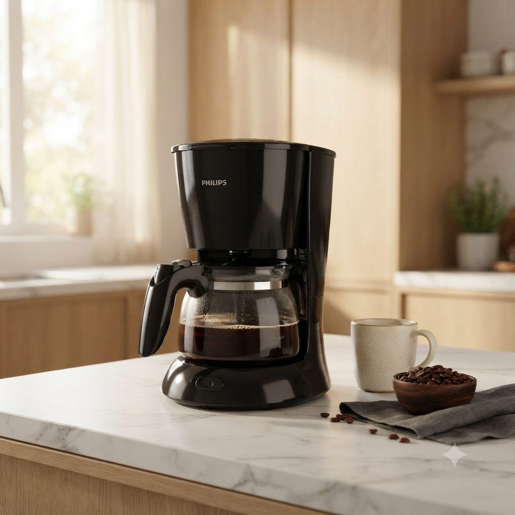 Philips Compact Drip Coffee Maker 0.6L HD7432/20 20286