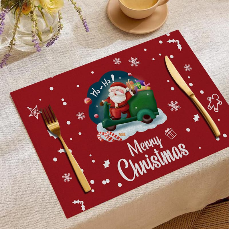 6pcs Christmas Themed Table Mats