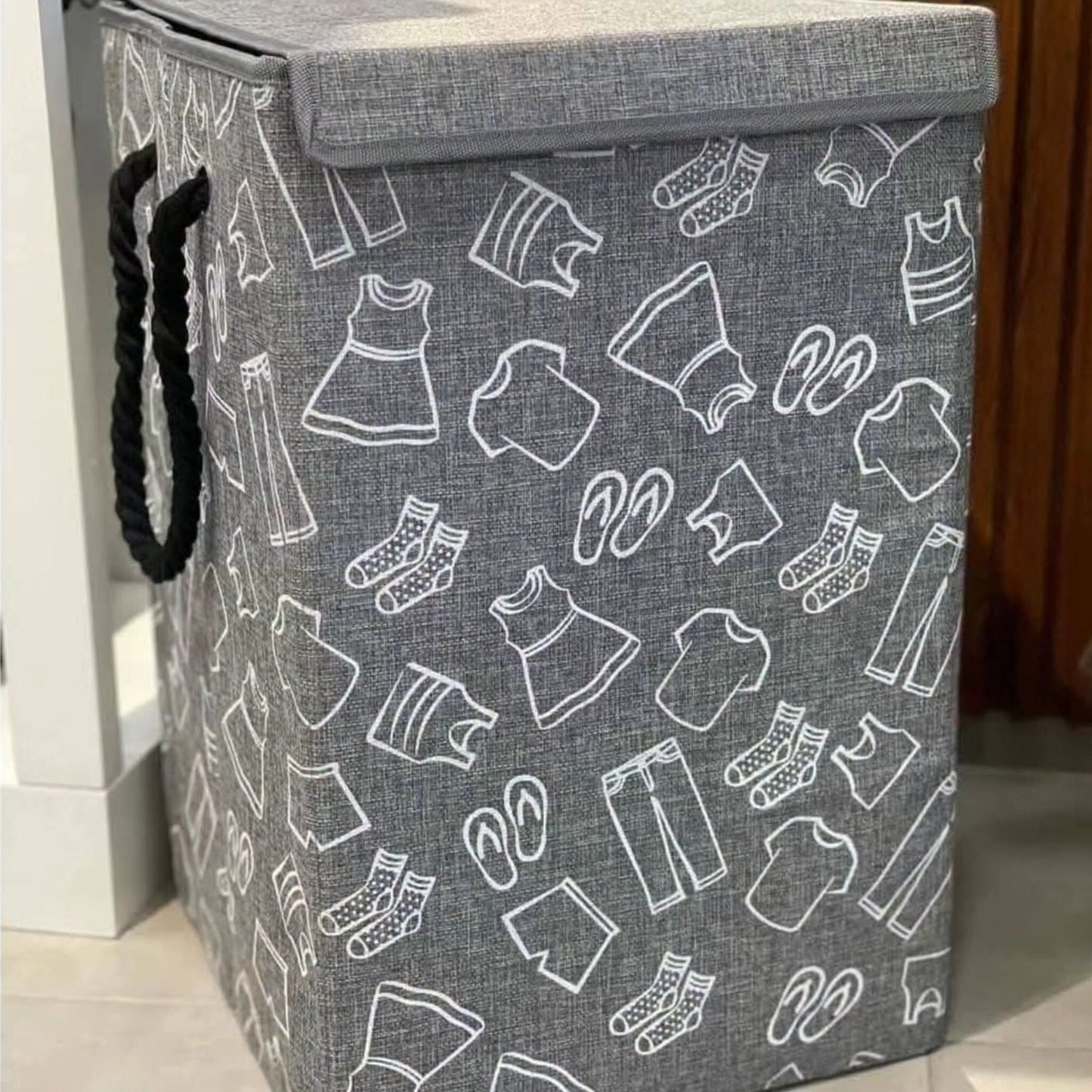 Pattern Laundry Basket