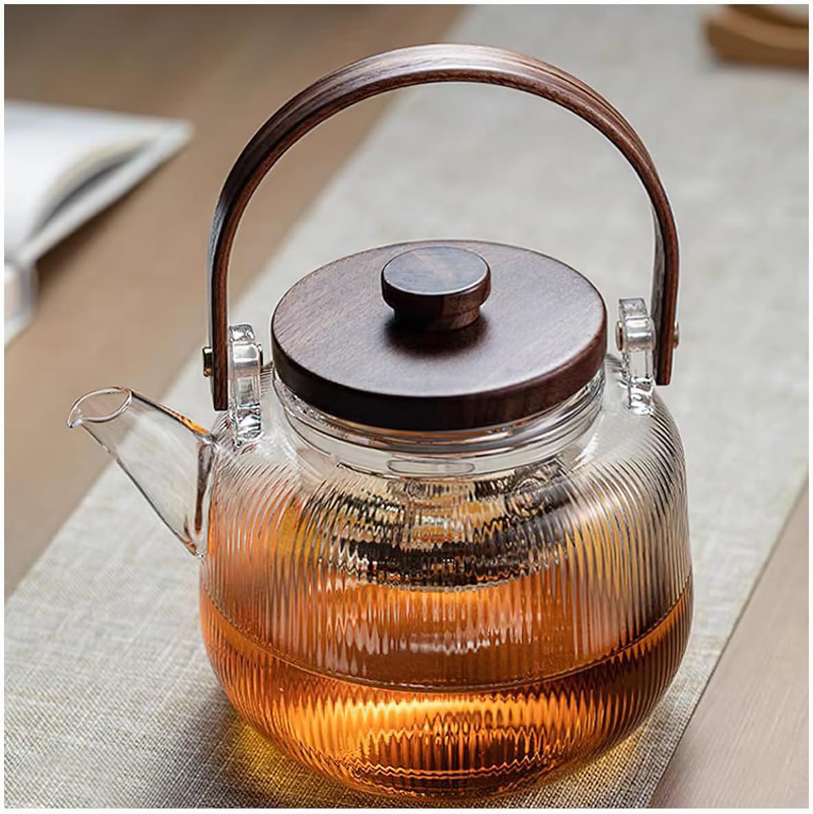 Borosilicate Infuser and Steamer Teapot