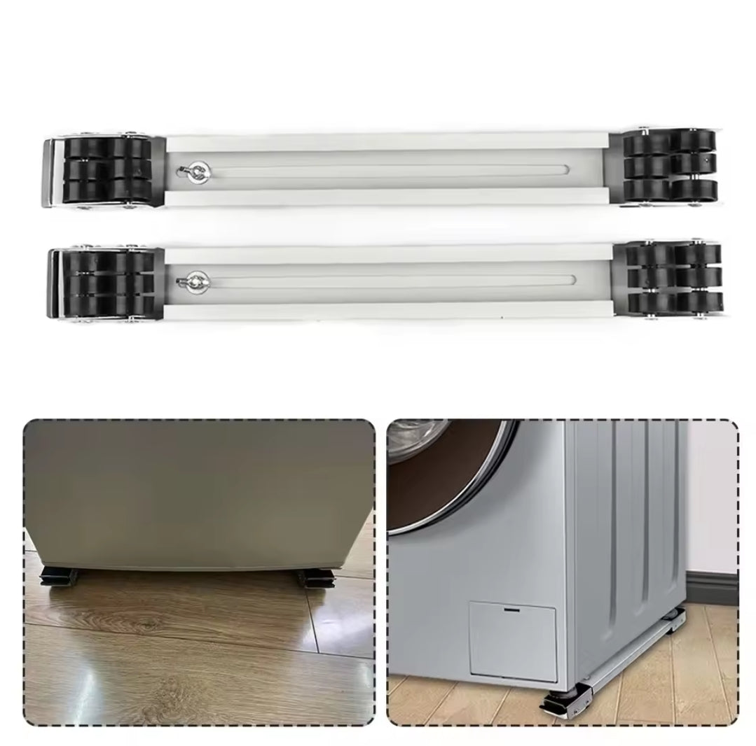 2 in 1 Fridge base mobile roller washing machine stand