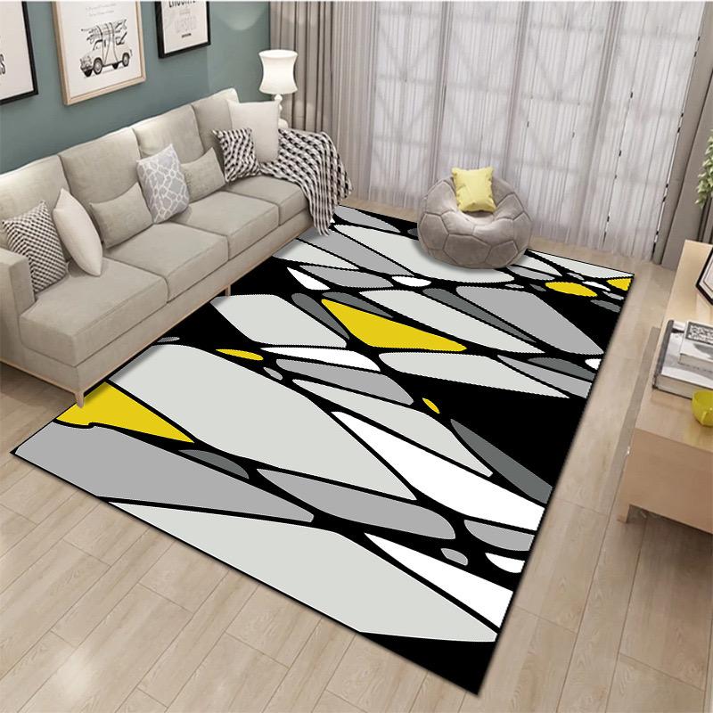 Modern minimalist living room carpet
