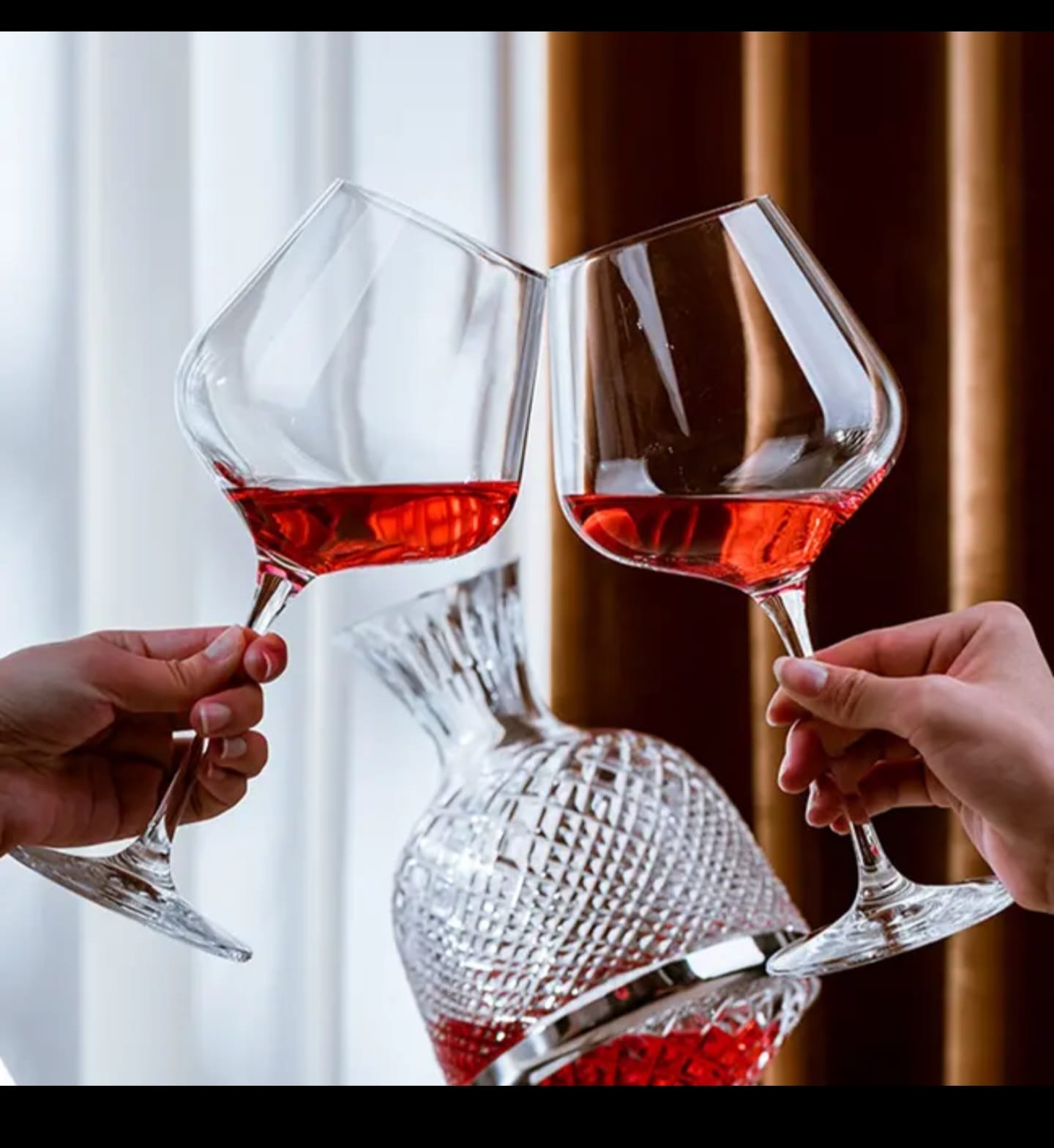 6 Piece 600ml Bowl Wine Glass Set