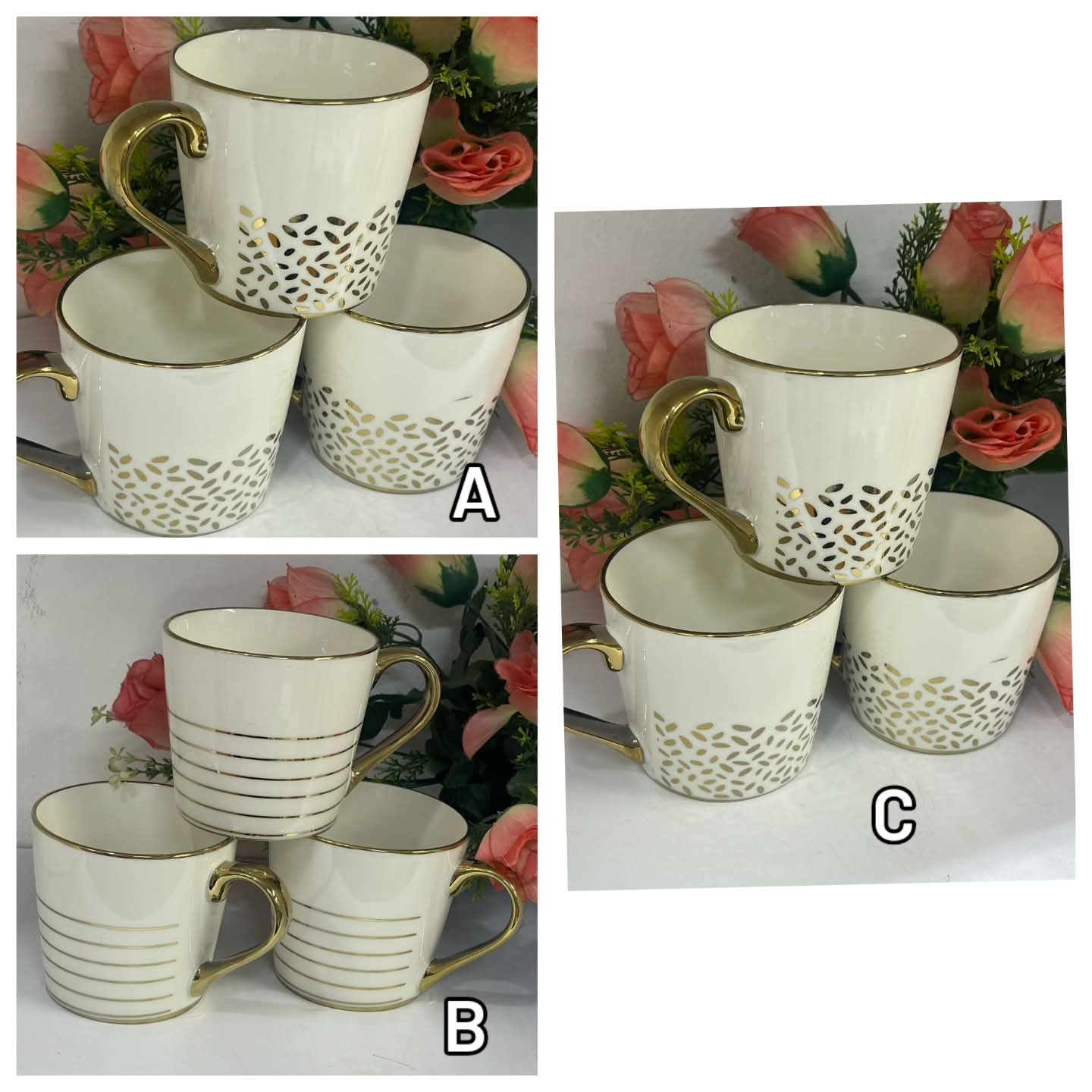 6Pc Big Tea Coffee Mugs
