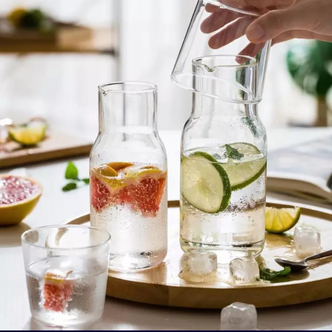 Bottle Water Glasses Set