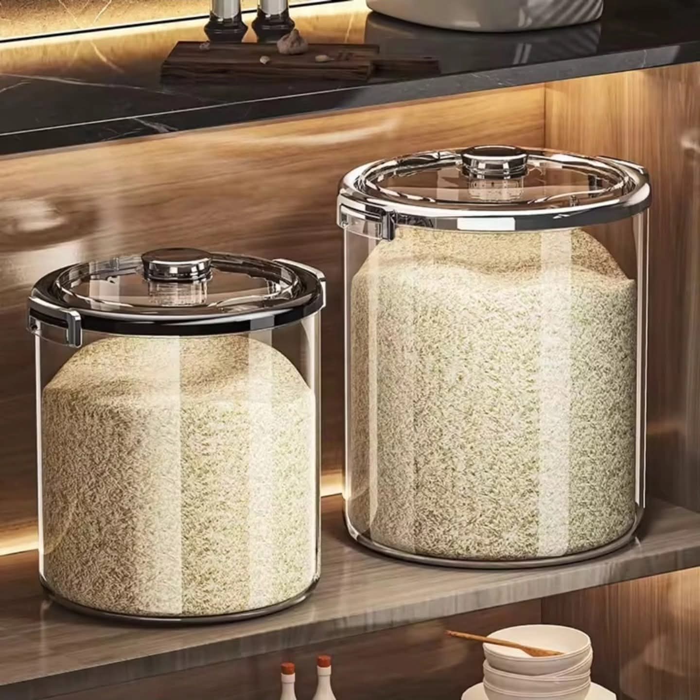 Acrylic Rice Cereal Bucket