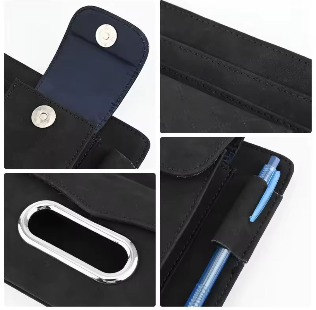 Car sun visor organizer