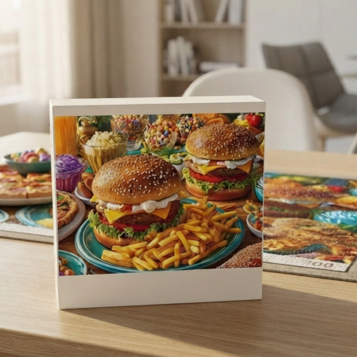 1000Pcs Colorful Food Feast Jigsaw Puzzle