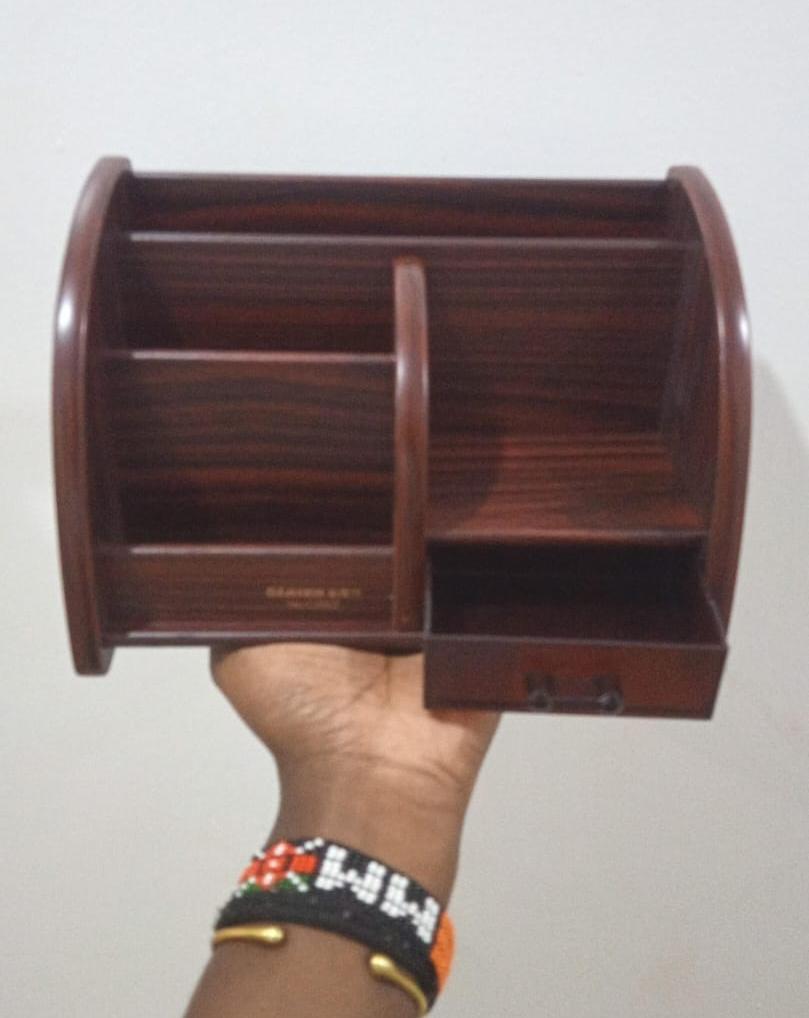 Wooden Desk Organizer