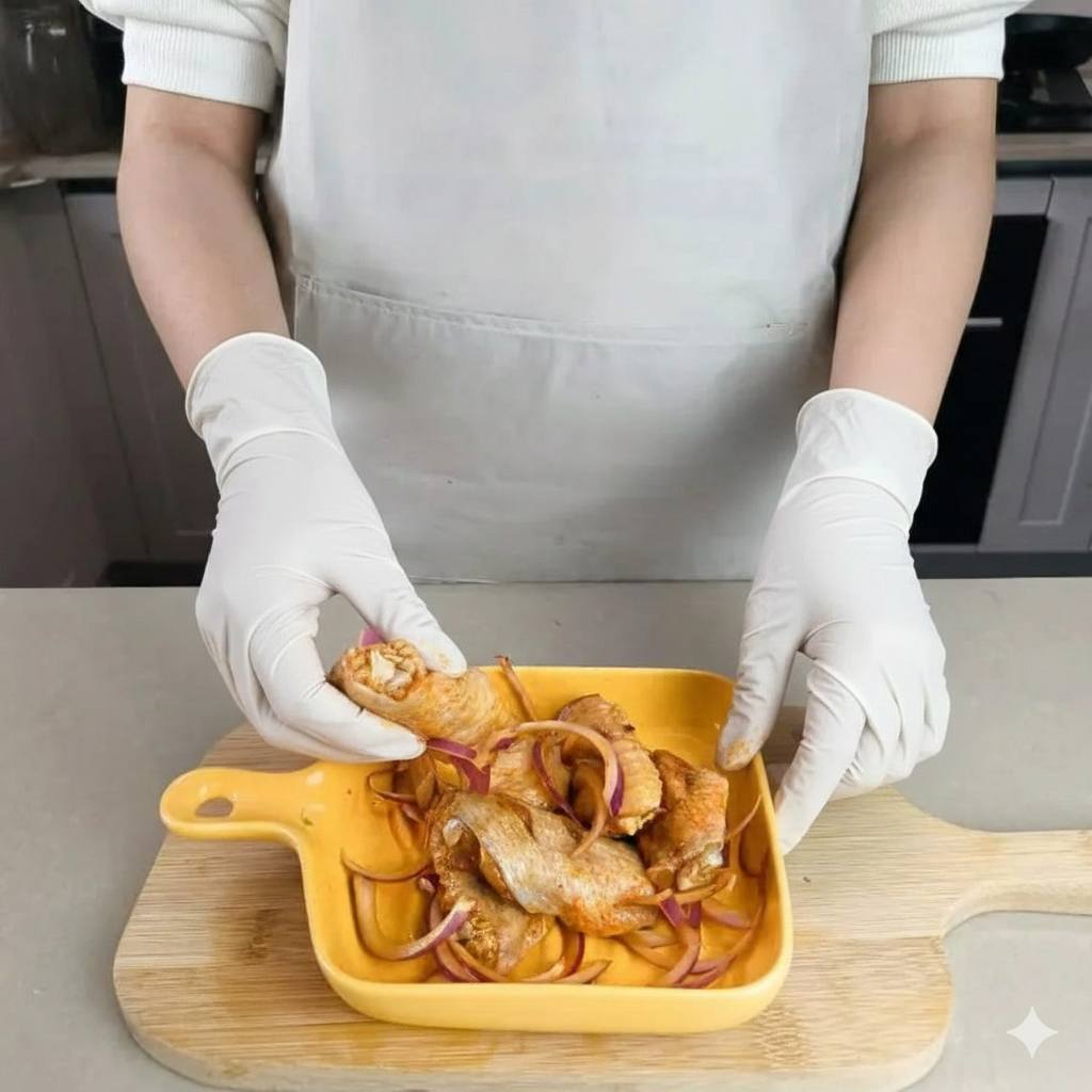 100Pc nitrile gloves