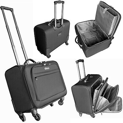 Rolling luggage bag carryon suitcase
