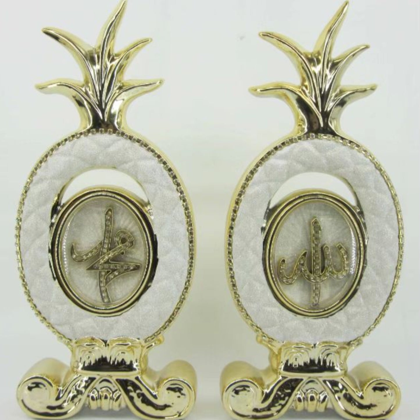 2pcs/set Islamic decorative showpiece-"Allah & Muhammad" pair