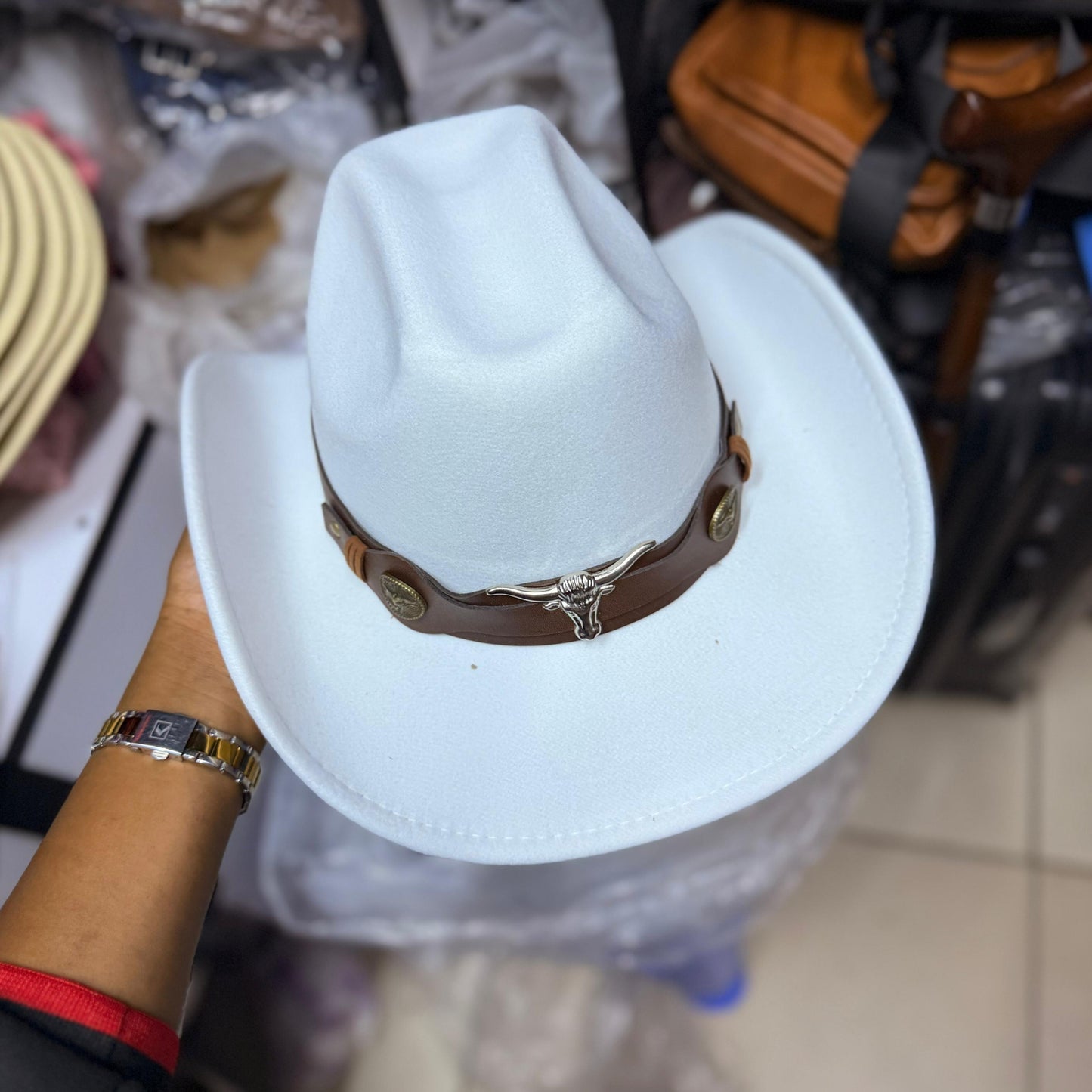 Cowboy Hat White