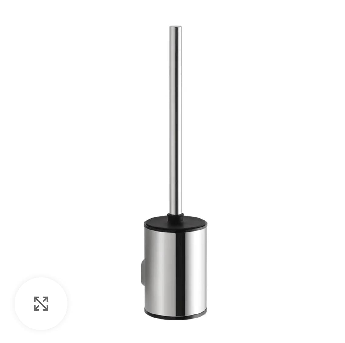 Stainless steel toilet brush