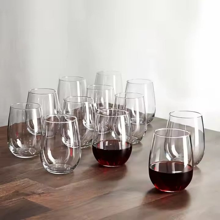 6Pc stemless glasses