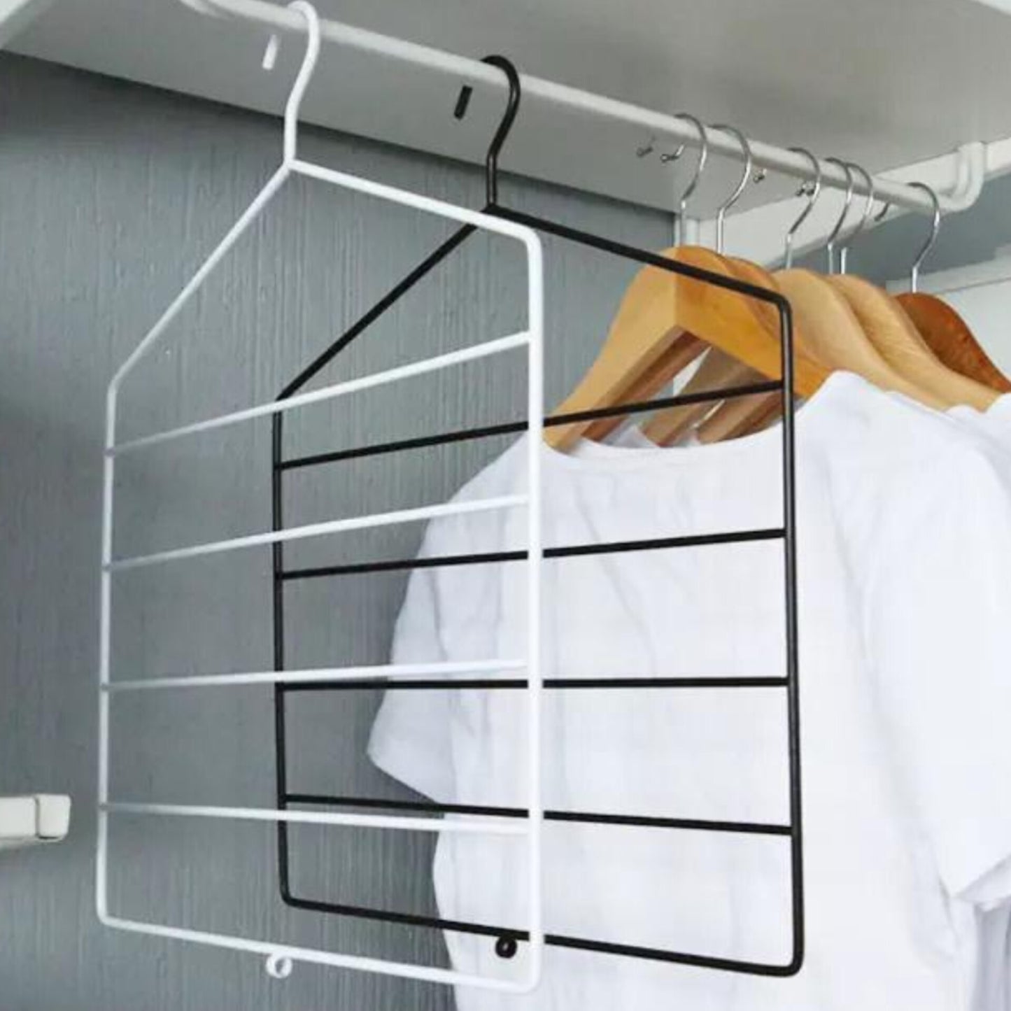3pcs 5 Layers Non Slip Iron Hanger