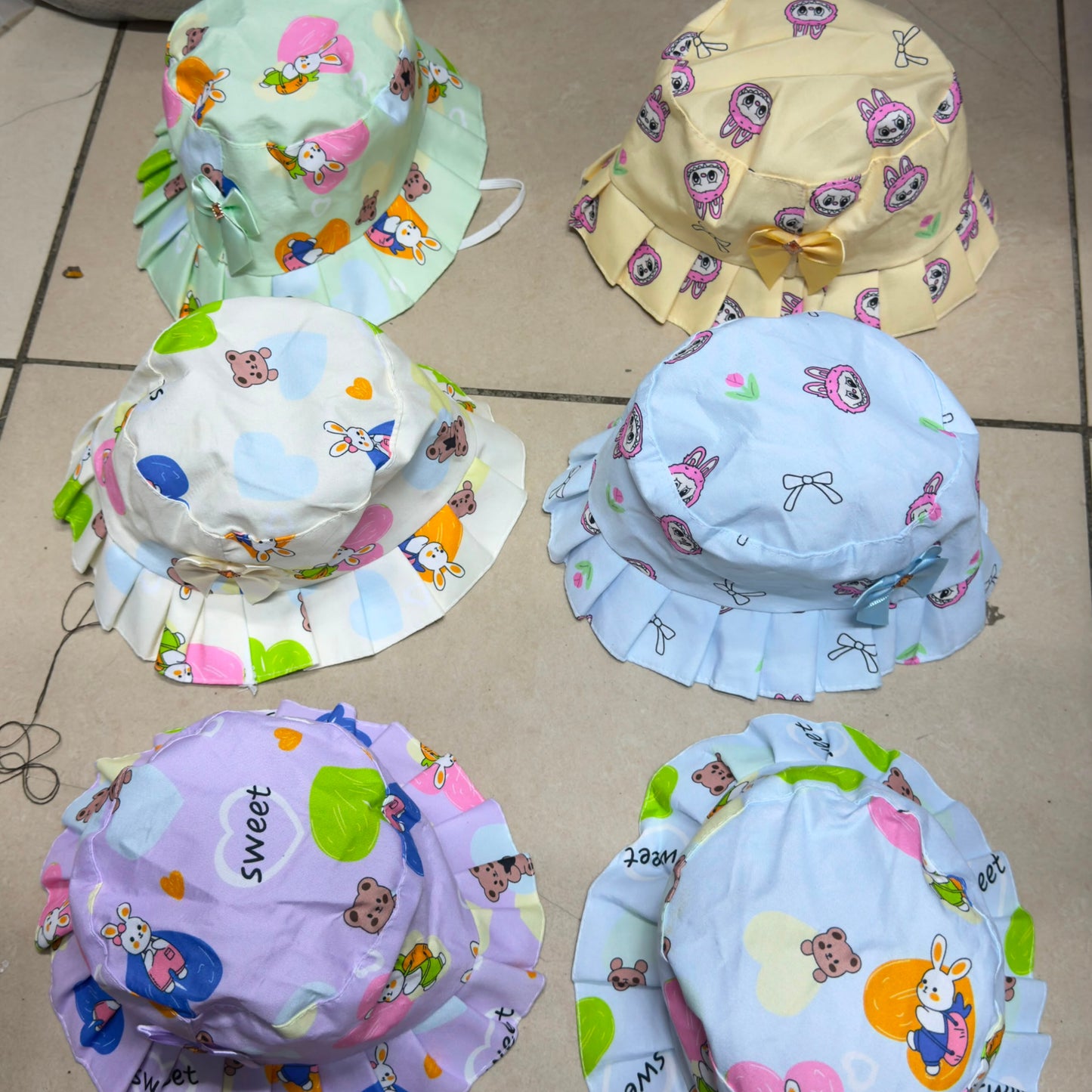 Cute Kids Bucket Hats