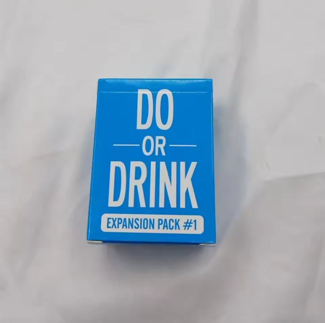 Do or Drink Card Game Expansion Pack #1 - New Adult Party Game Cards