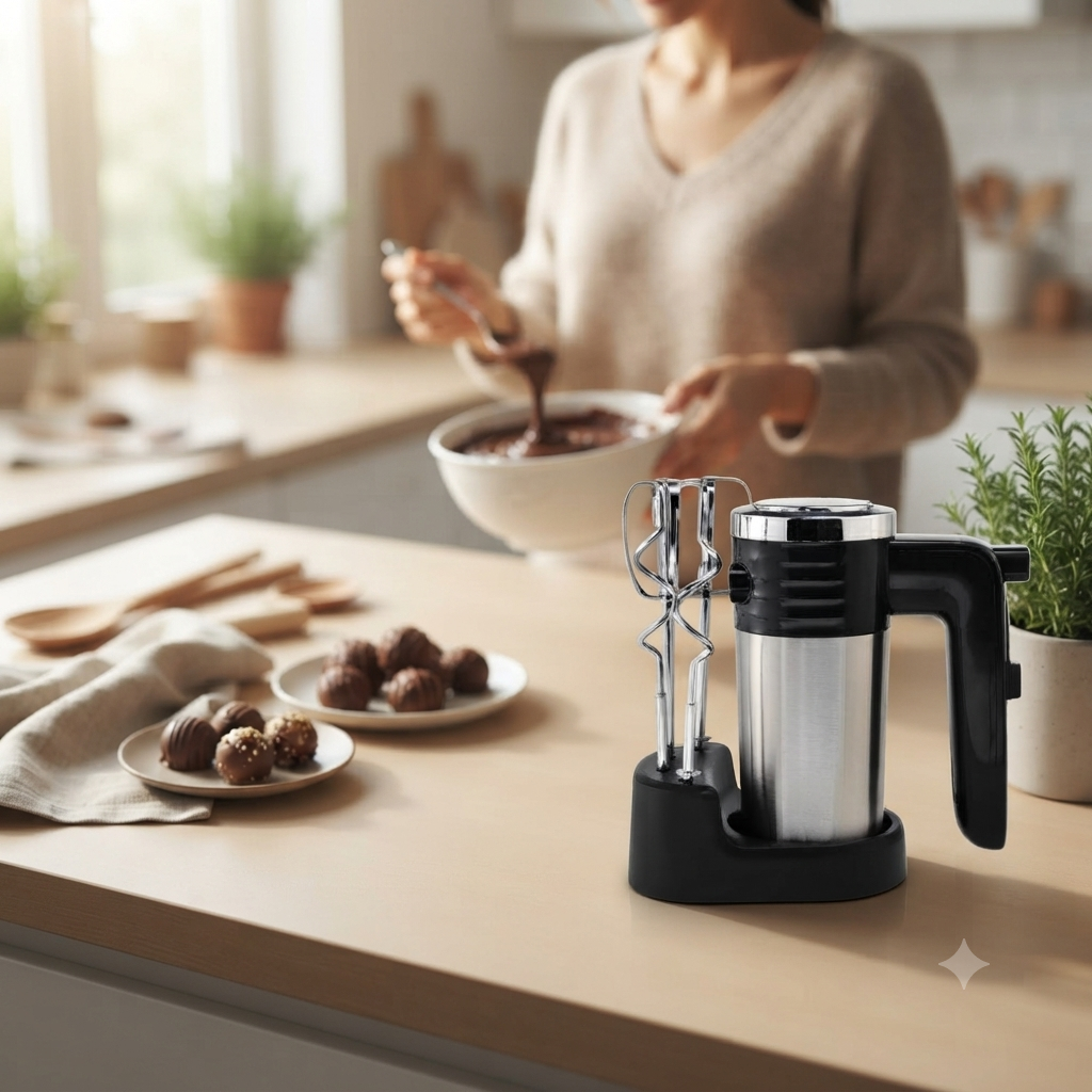 Sanford Hand Mixer 200W With Turbo Speed and Stainless Steel Body - SF1337HM
