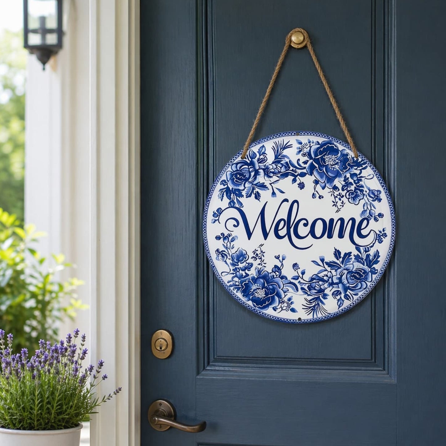 Welcome To My Happy Place Hanging Sign