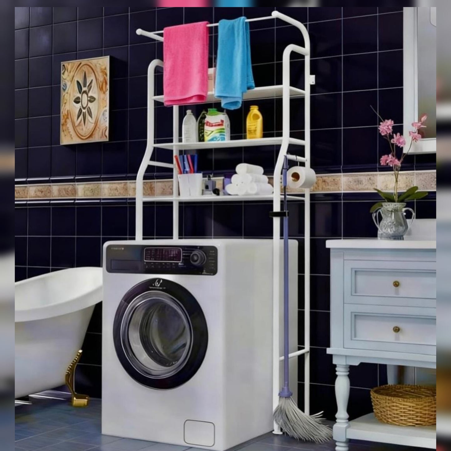Washing Machine Organiser Stand