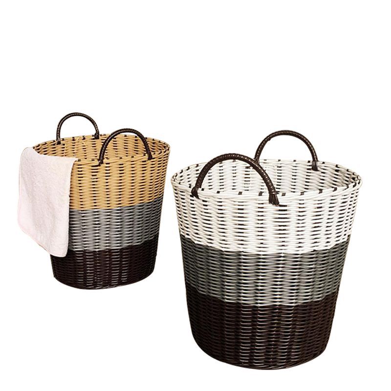 Rattan multipurpose laundry basket