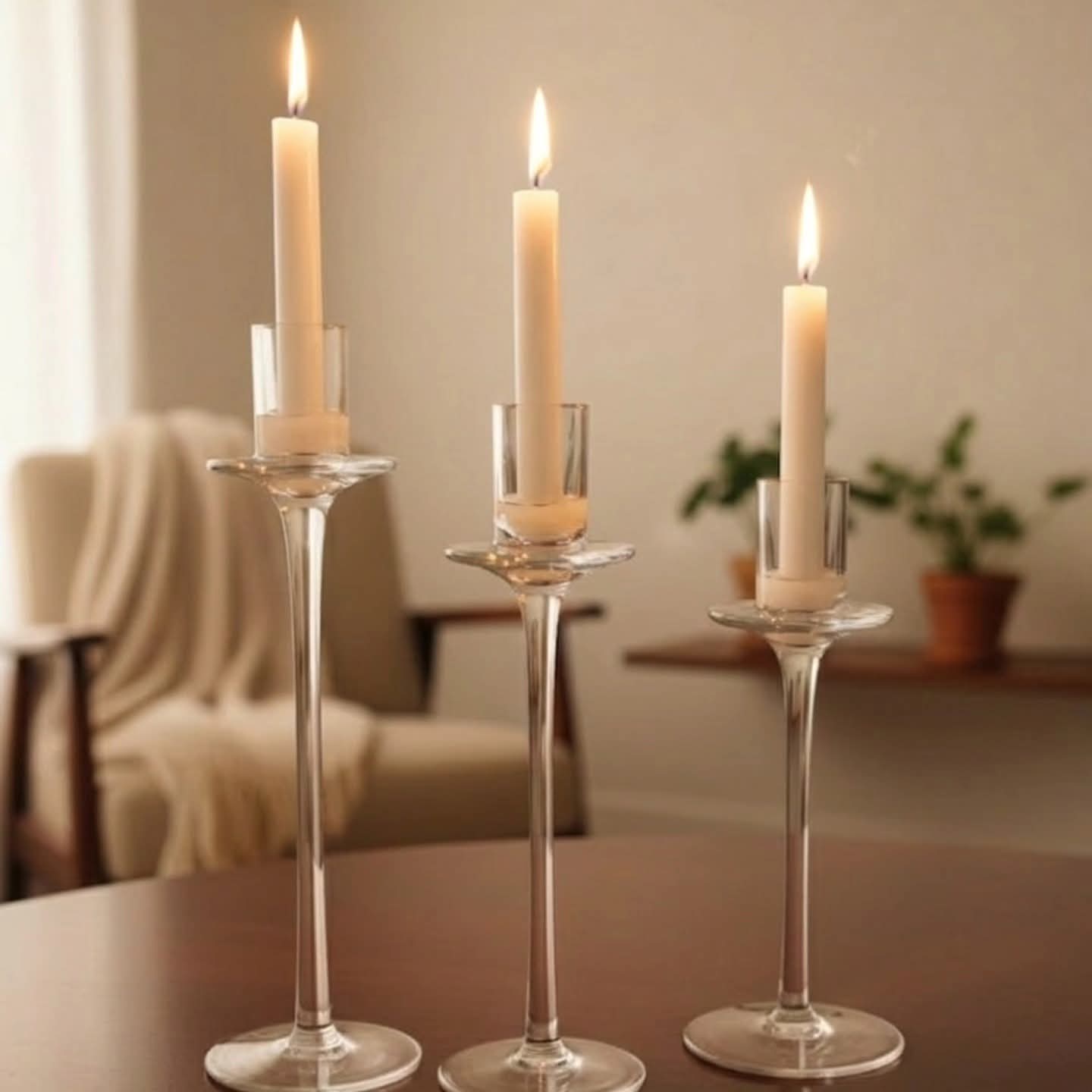 Set 3 Pieces Candle Holder