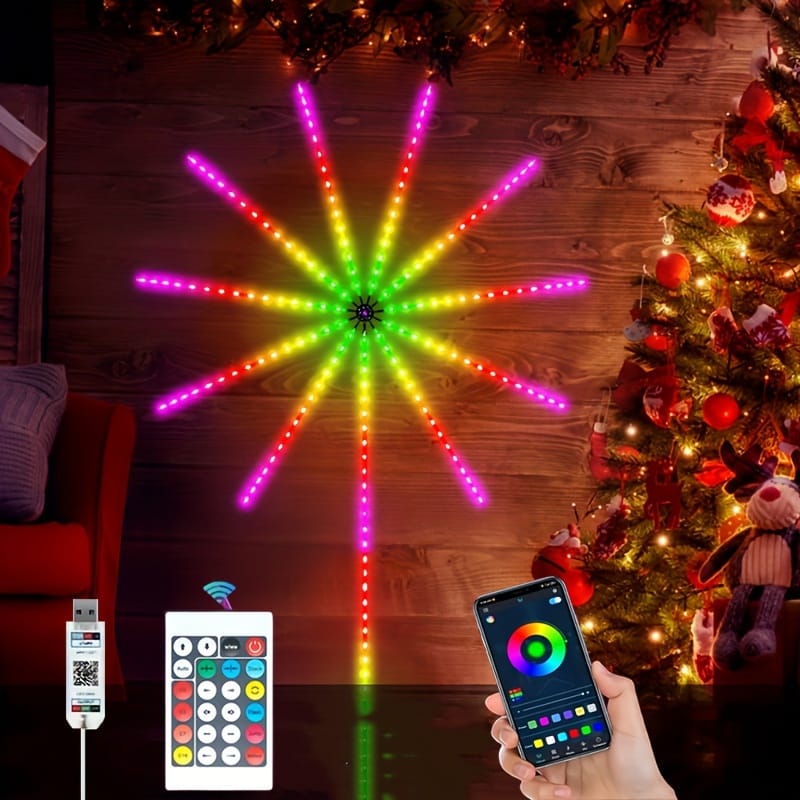 Christmas Fireworks Light